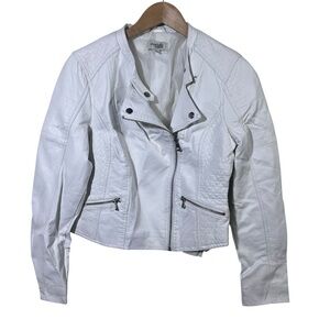 Charlotte Russe Faux Leather Jacket Size Large